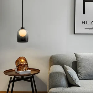 Minimalist Glass Pendant Light P6133 6