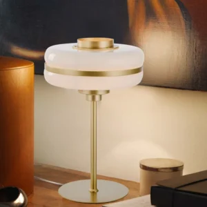 Opal Glass Disc Table Lamp TL-A021 1