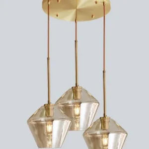 Modern Amber Glass Pendant Light P6099 7