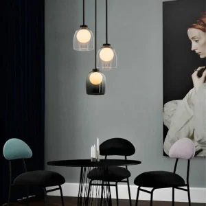 Minimalist Glass Pendant Light P6133 7