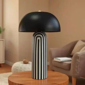Geometric Stripe Ceramic Table Lamp TL-H013 2