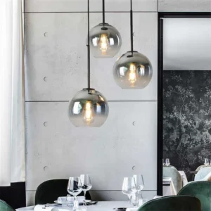 Gradient Glass Ball Pendant Light P6096 8