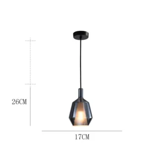 Contemporary Glass Pendant Light P6088 8
