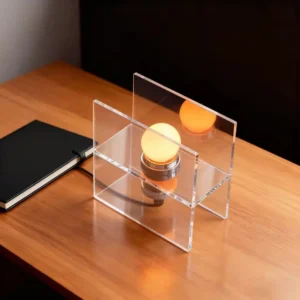 Modern Acrylic Cube Table Lamp with Warm Glow TL-G001 6