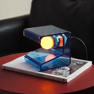 Minimalist Open Cube Acrylic Table Lamp TL-G007 5
