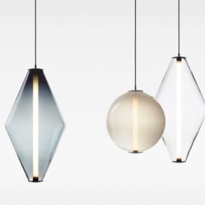 Modern Geometric Glass Pendant Light P6044 1