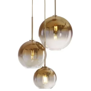 Gradient Glass Ball Pendant Light P6096 9