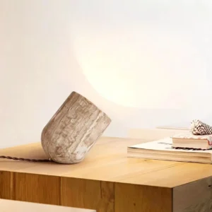 Modern Tilted Travertine Table Lamp TL-J007 4