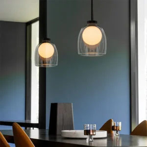 Minimalist Glass Pendant Light P6133 9