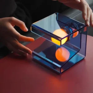 Minimalist Open Cube Acrylic Table Lamp TL-G007 3