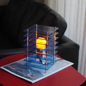 Minimalist Multi-Layer Acrylic Cube Table Lamp TL-G008 3