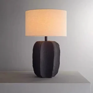 Modern Black Ceramic Table Lamp for Bedroom Living Room TL-H020 2