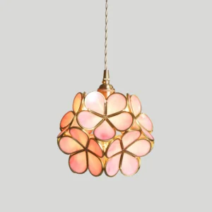 Modern Flower Glass Pendant Light P6062 9
