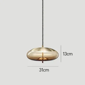 Modern Glass LED Dining Room Pendant Light P6069 9