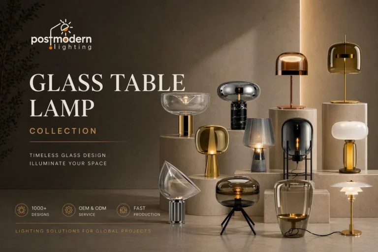 Glass Table lamps mixed