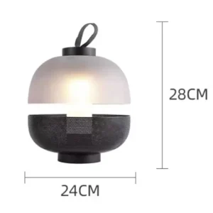 Modern Metal and Glass Table Lamp TL-A086 1