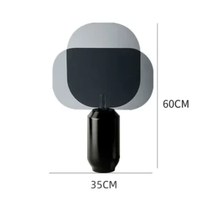Modern Geometric Black Art Table Lamp TL-B051 4