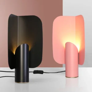 Modern Abstract Curved Shade Metal Table Lamp TL-B058 3