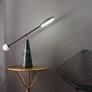 Modern Ring Head Table Lamp with Marble Base TL-D008 4