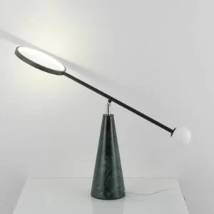 Modern Ring Head Table Lamp with Marble Base TL-D008 2