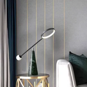Modern Ring Head Table Lamp with Marble Base TL-D008 1