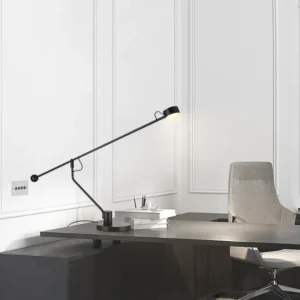 Modern Black Adjustable Long Arm Office Reading Table Lamp TL-B060 2