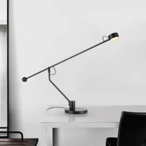 Modern Black Adjustable Long Arm Office Reading Table Lamp TL-B060 4