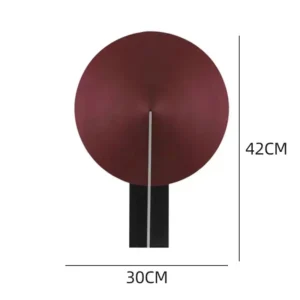 Minimalist Solid Color Circular Panel Table Lamp TL-B062 3