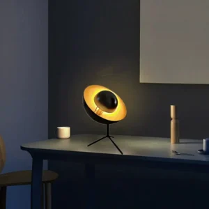 Mid Century Black Tripod Metal Table Lamp TL-B066 1