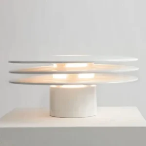 Minimalist Sleek Multi-Layer Circular Tier Metal Table Lamp TL-B067 1