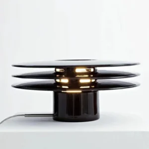 Minimalist Sleek Multi-Layer Circular Tier Metal Table Lamp TL-B067 4