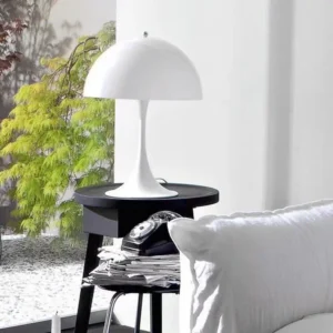 Nordic White Metal & Acrylic Mushroom Table Lamp TL-B069 3
