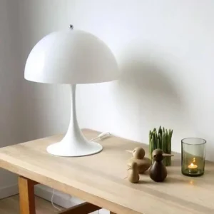 Nordic White Metal & Acrylic Mushroom Table Lamp TL-B069 4