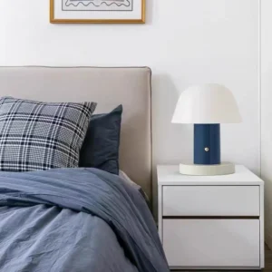 Modern Color Block Mushroom Metal Shade Table Lamp TL-B059 2