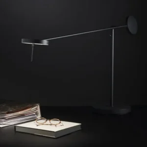 Minimalist Black Long Swing Arm Balance Art Table Lamp TL-B071 2