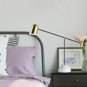 Modern Balance Arm Table Lamp with Brass Shade TL-D016 4