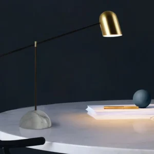Modern Balance Arm Table Lamp with Brass Shade TL-D016 2