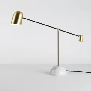 Modern Balance Arm Table Lamp with Brass Shade TL-D016 1