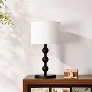 Modern Wood Stacked Ball Bedside Table Lamp TL-N007 4