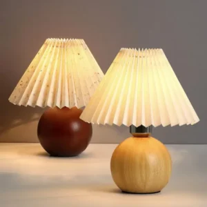 Minimalist Nordic Round Wooden Ball Table Lamp TL-N021 1
