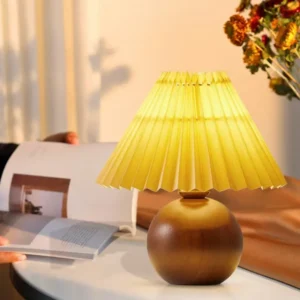 Minimalist Nordic Round Wooden Ball Table Lamp TL-N021 3