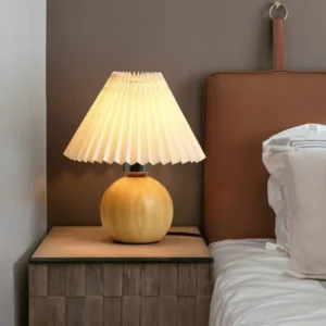 Minimalist Nordic Round Wooden Ball Table Lamp TL-N021 4