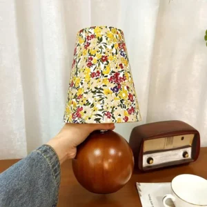 Country Cottage Style Wooden Table Lamp TL-N024 3