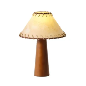 Boho Wabi Sabi Solid Wood Table Lamp TL-N025 1