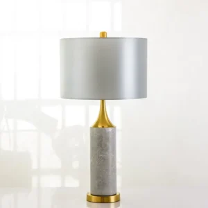Decorative Grey& brass finish Table Lamp for Bedroom& Office TL-D019 2