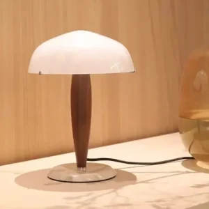 Scandinavian Marble Base & Wood Glass Table Lamp TL-N035 1