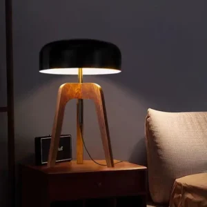 Mid Century Modern Tripod Wooden Table Lamp TL-N036 2