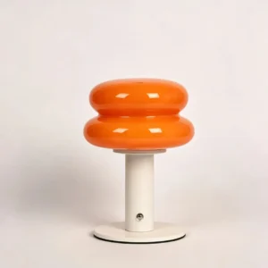 Retro Candy Glass Table Lamp Rechargeable Touch Control Bedside Night Lamp T45-001 2