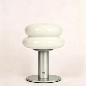 Retro Candy Glass Table Lamp Rechargeable Touch Control Bedside Night Lamp T45-001 1