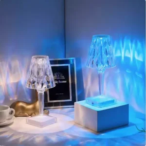 Modern Rechargeable Diamond Acrylic LED Table Lamp T45-003 1